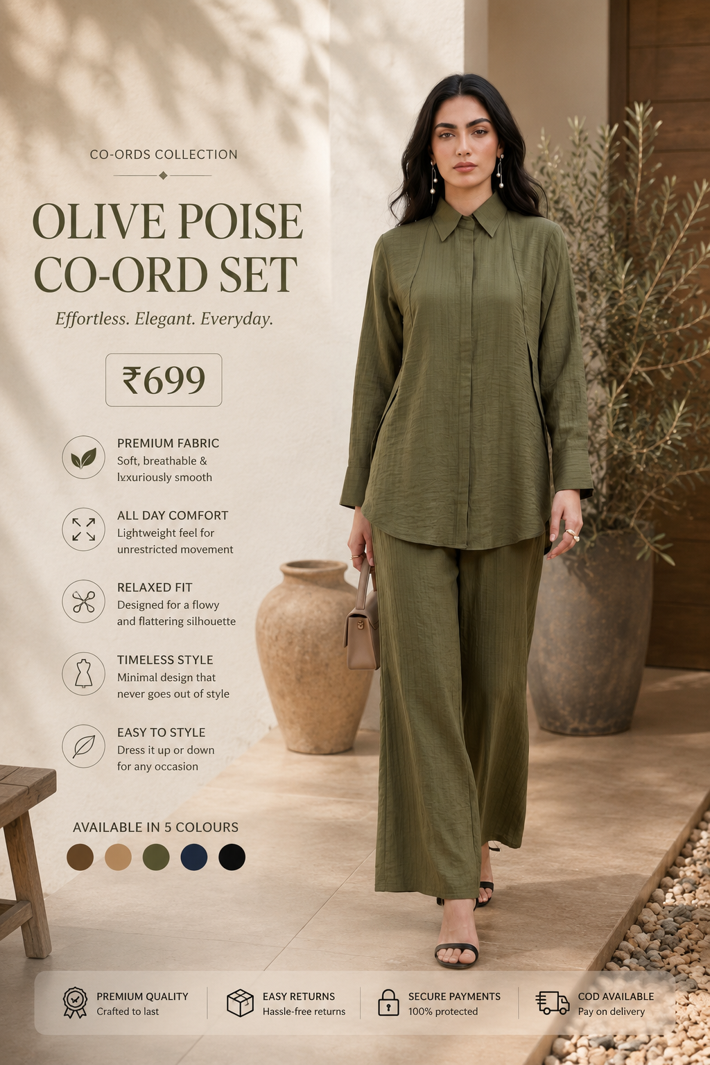 Layered Palazzo Co-ord Set
