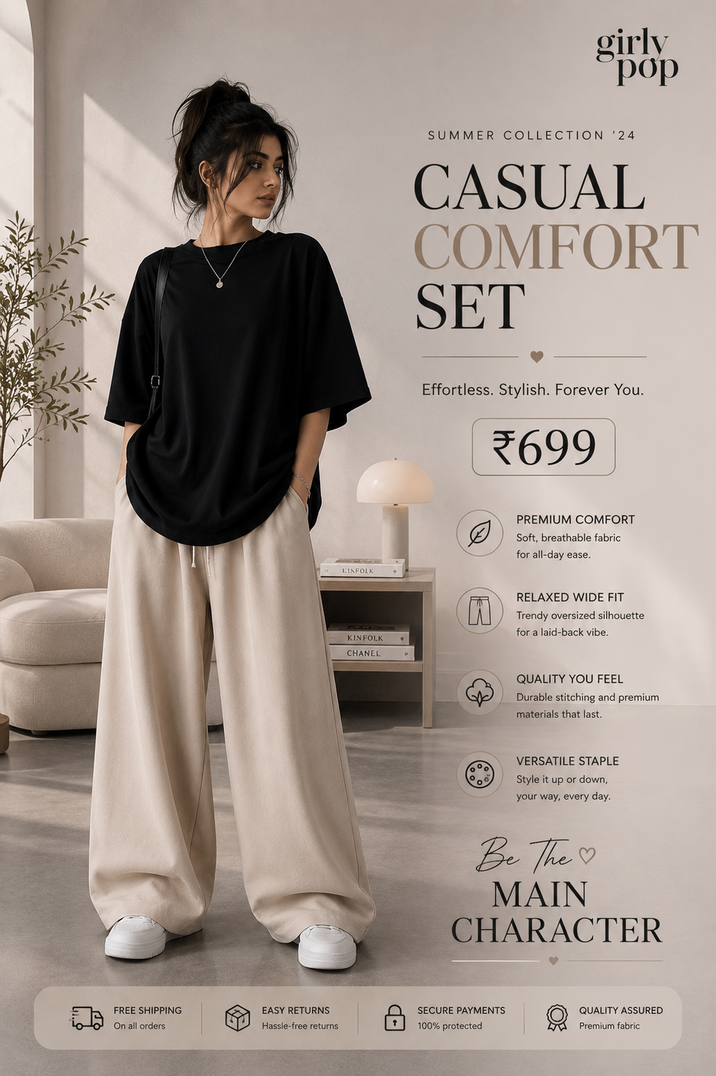 Premium High Waist Jeans & Cargo