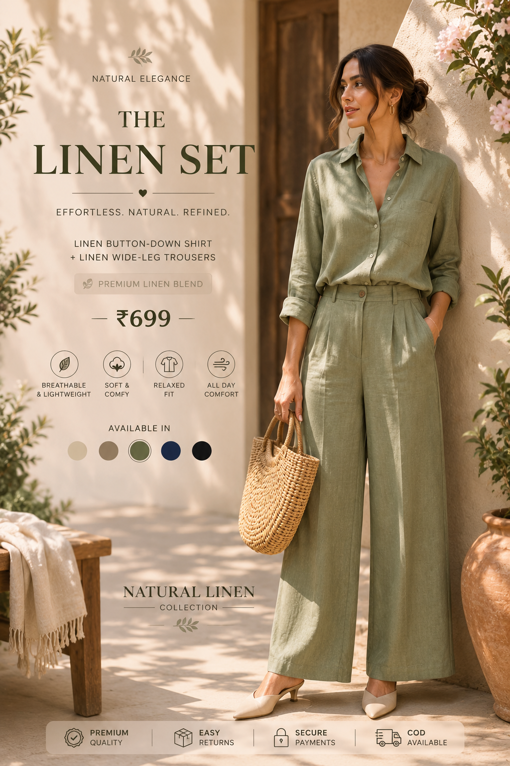 Layered Palazzo Co-ord Set