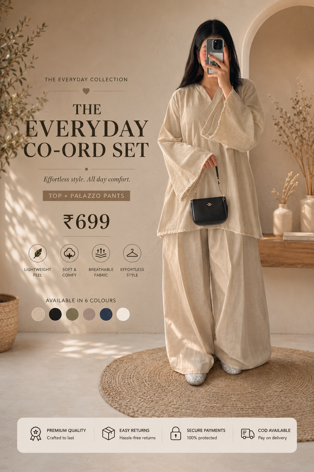 Layered Palazzo Co-ord Set