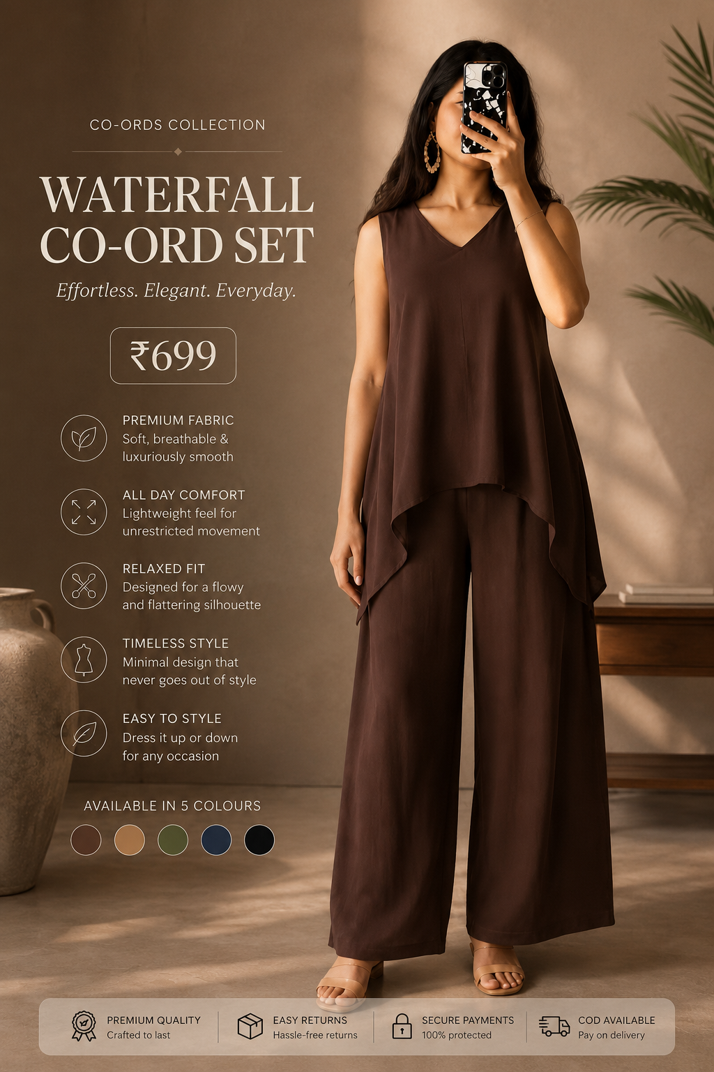 Layered Palazzo Co-ord Set