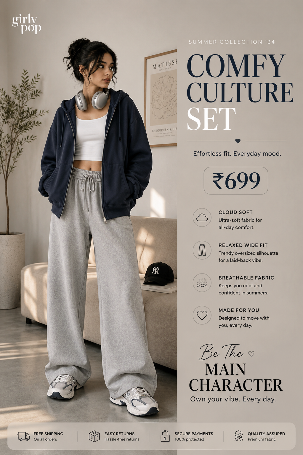 Premium High Waist Jeans & Cargo