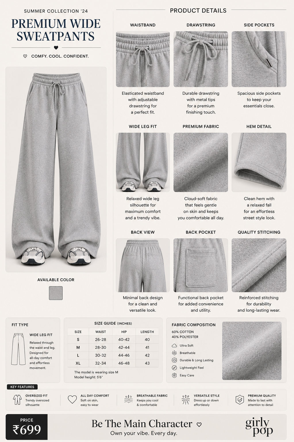 Premium High Waist Jeans & Cargo