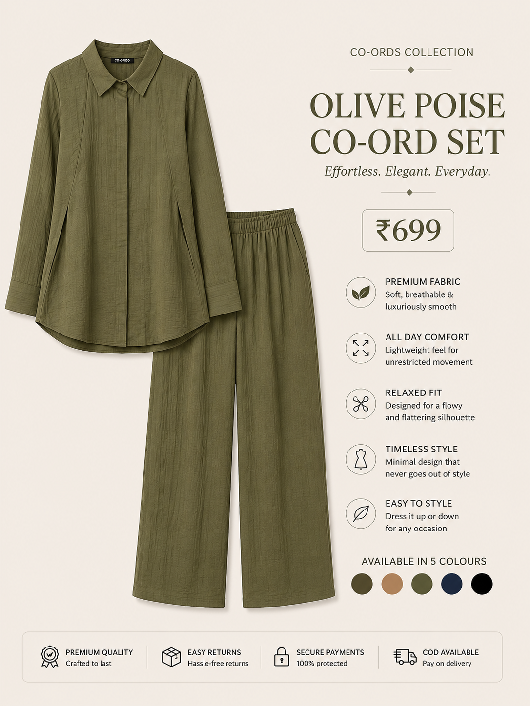 Layered Palazzo Co-ord Set