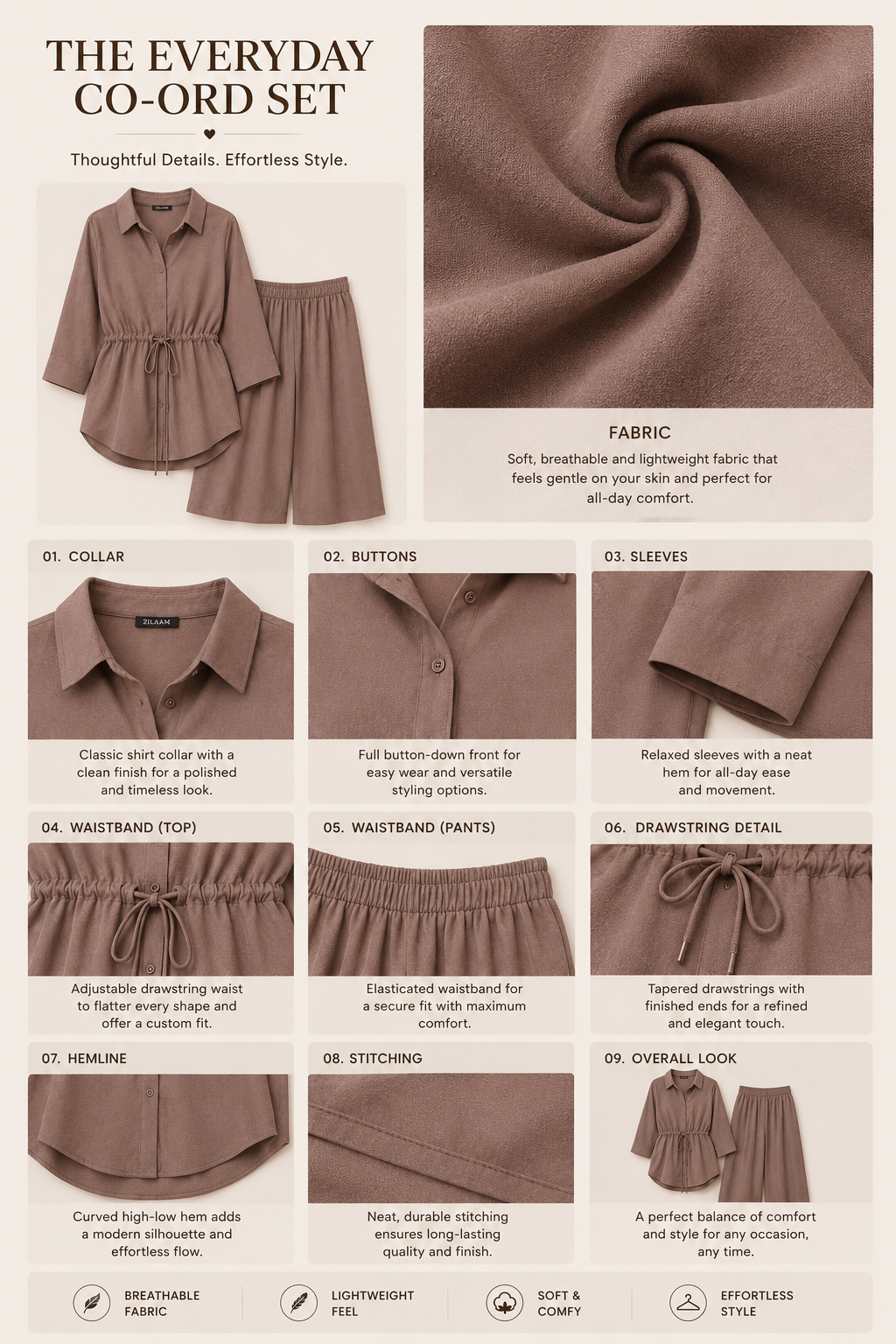 Layered Palazzo Co-ord Set