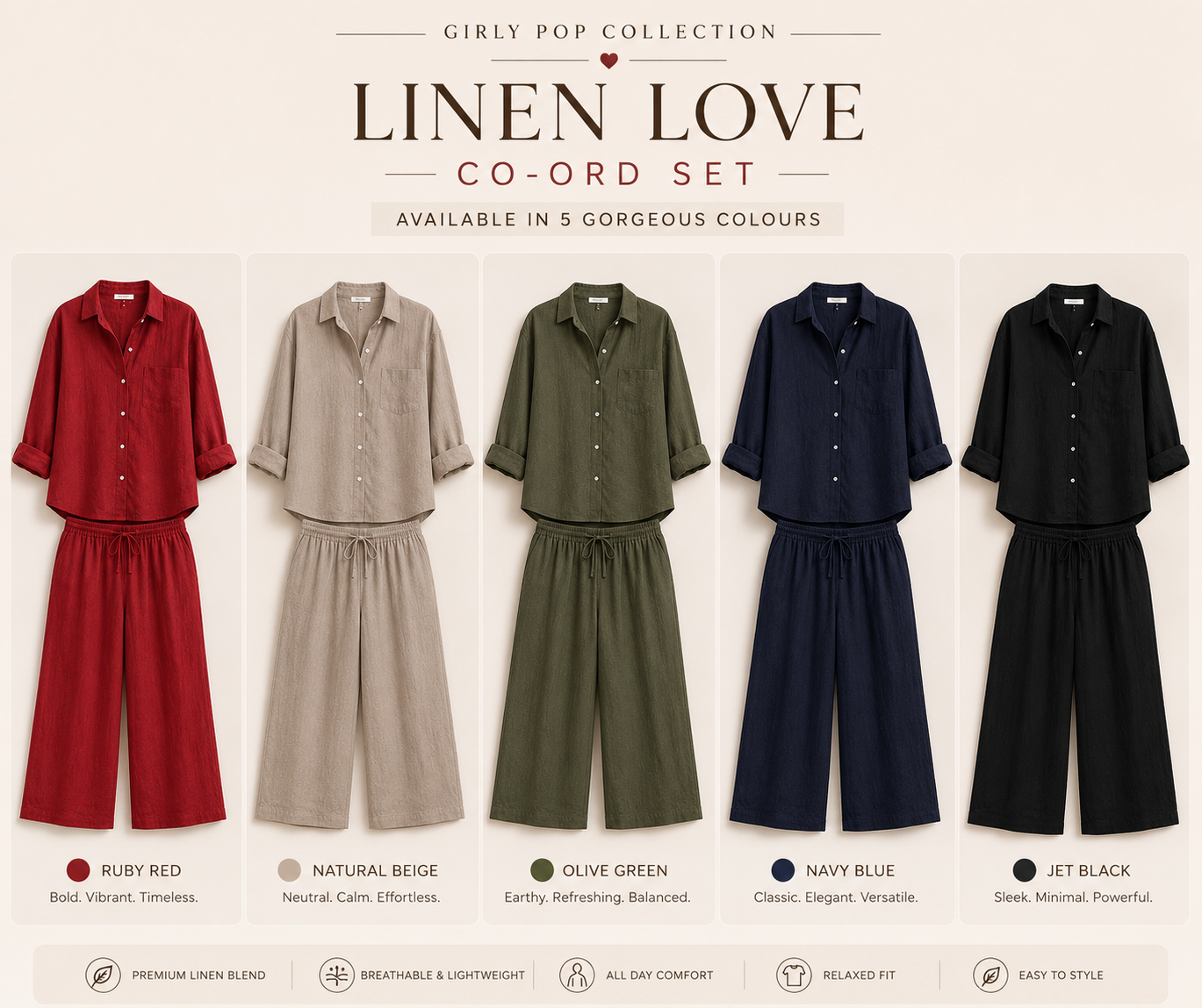 Layered Palazzo Co-ord Set