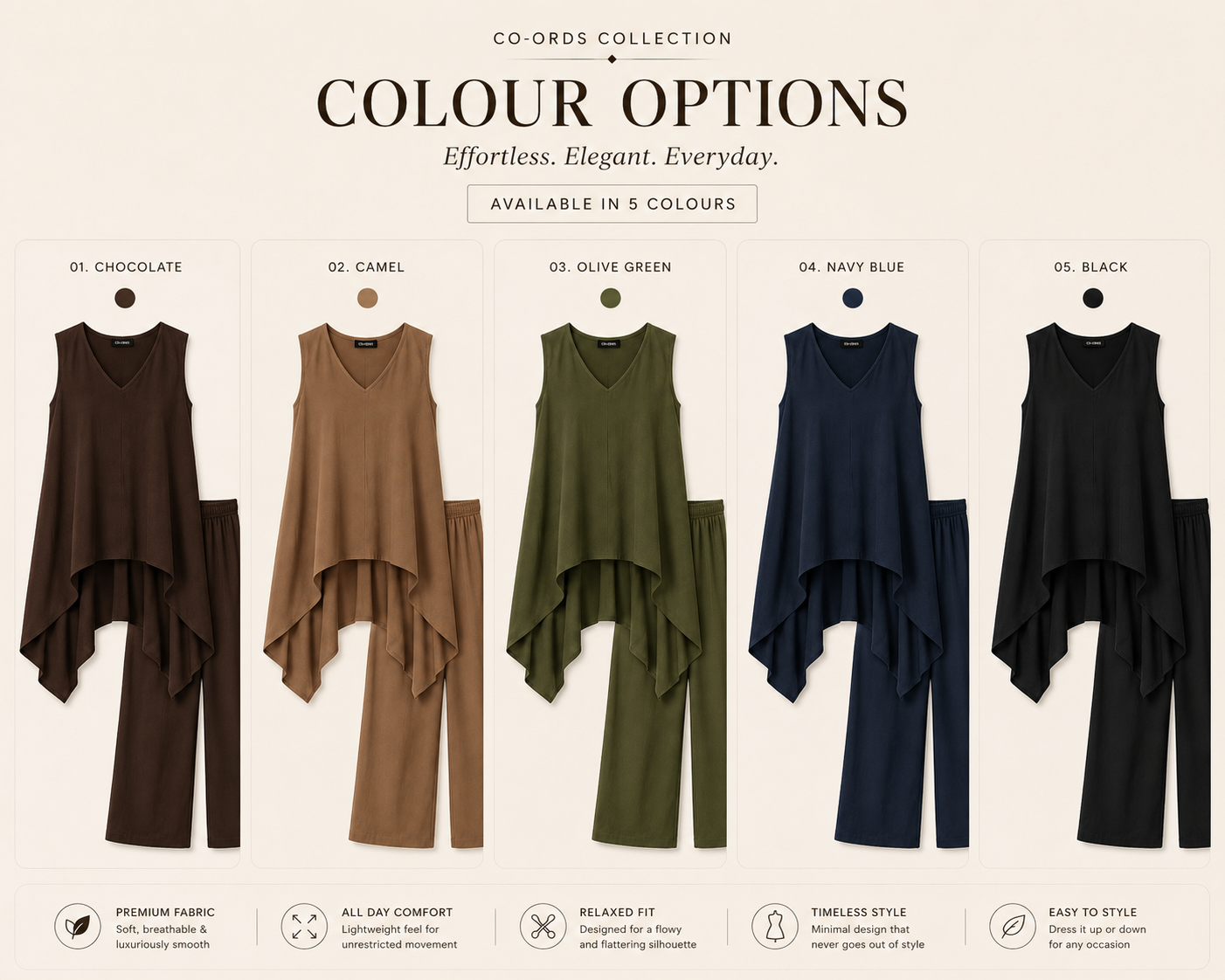 Layered Palazzo Co-ord Set