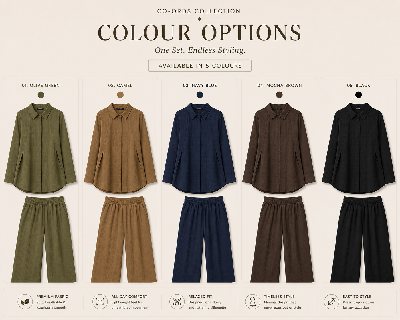 Layered Palazzo Co-ord Set