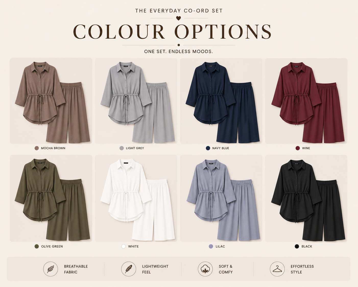 Layered Palazzo Co-ord Set