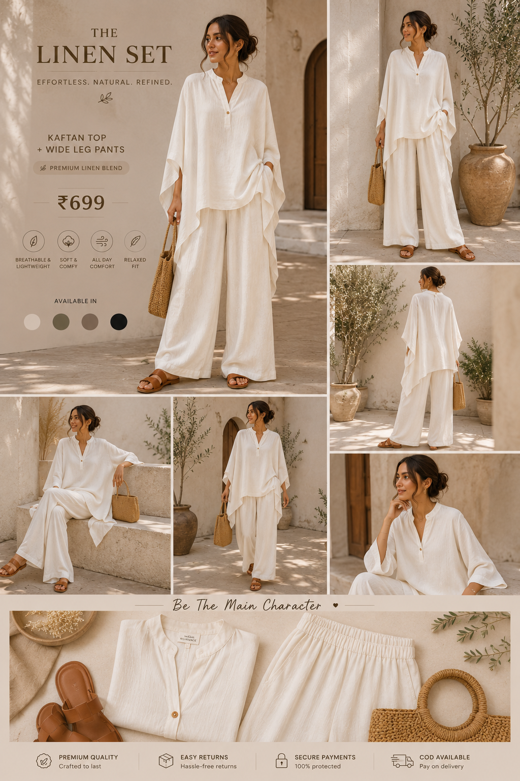 Layered Palazzo Co-ord Set