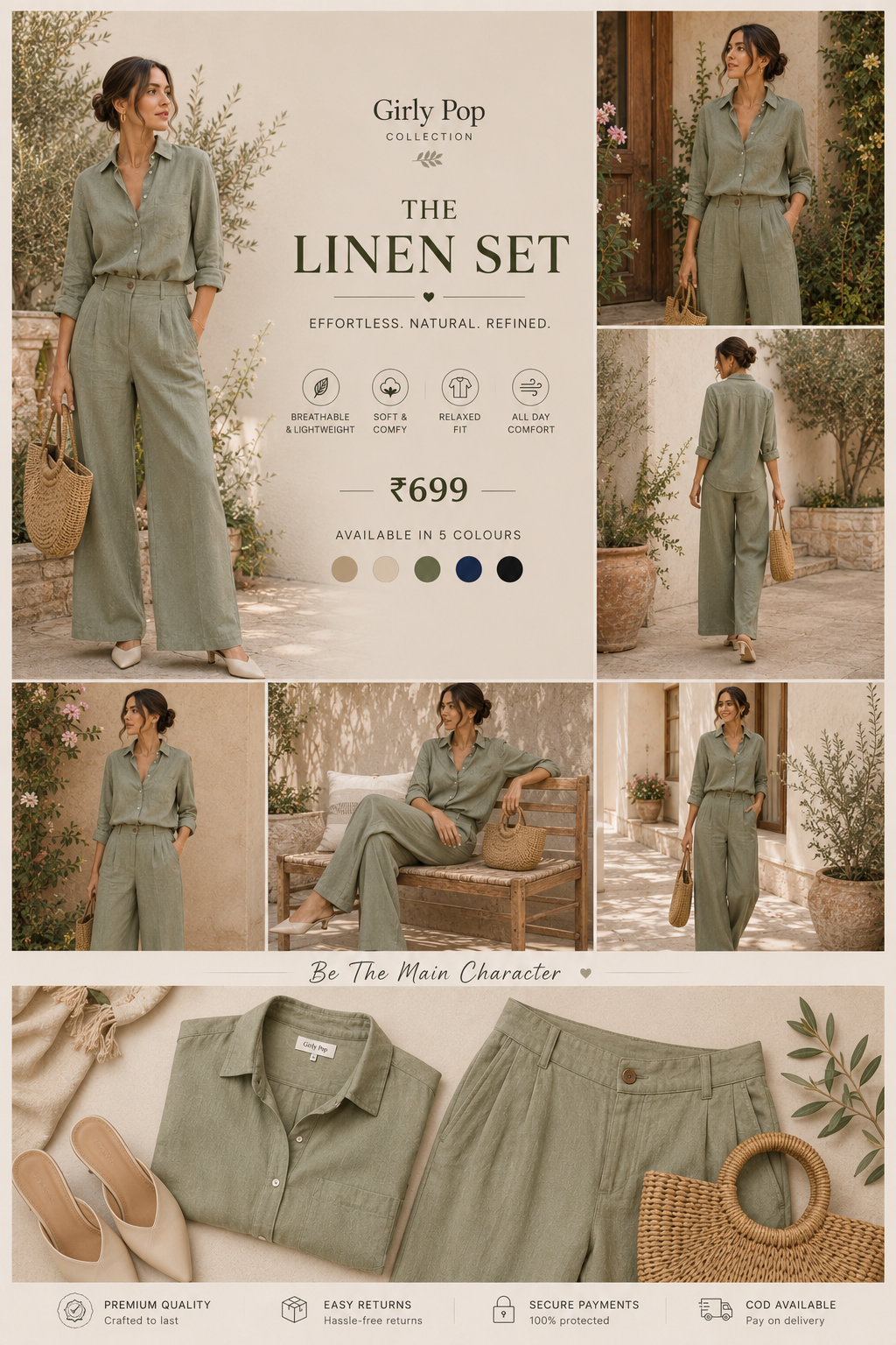 Layered Palazzo Co-ord Set