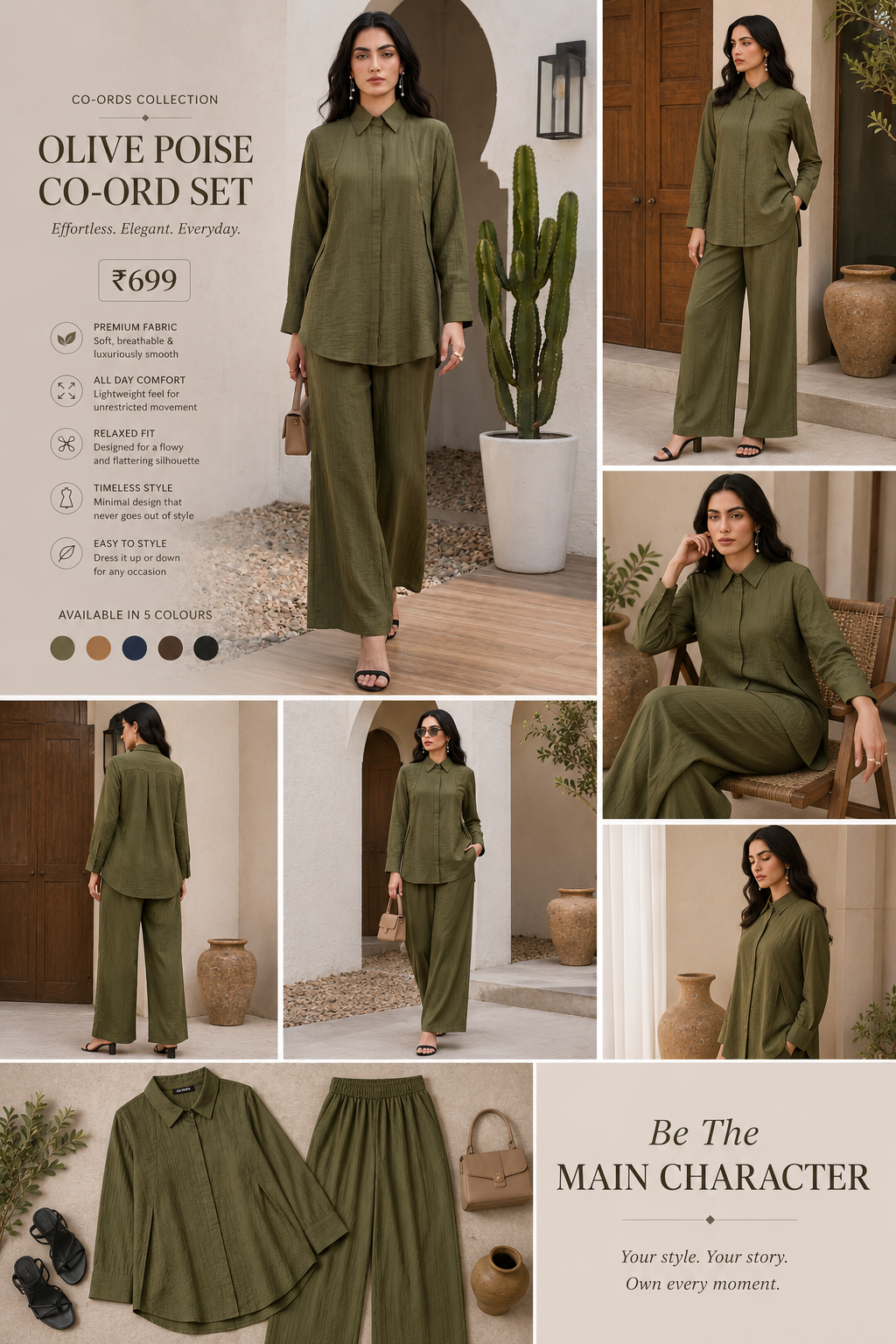 Layered Palazzo Co-ord Set