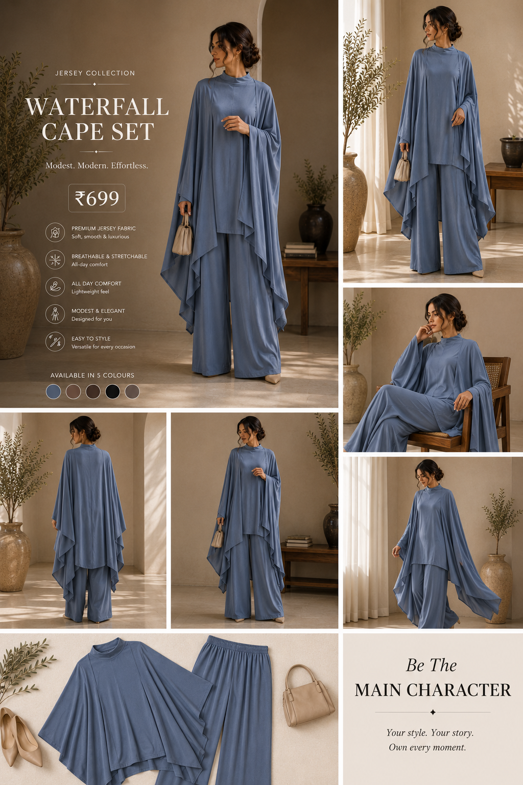 Layered Palazzo Co-ord Set